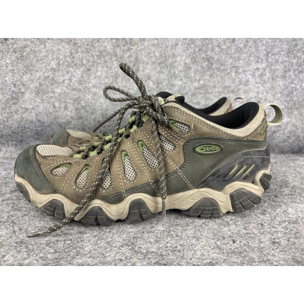 Oboz Sawtooth Low Hiking Shoes Womens 10.5 Mesh Suede Trail Outdoor Lace Up
